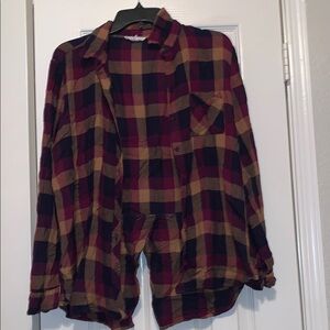 beachlunchlounge Plaid Button Down Shirt